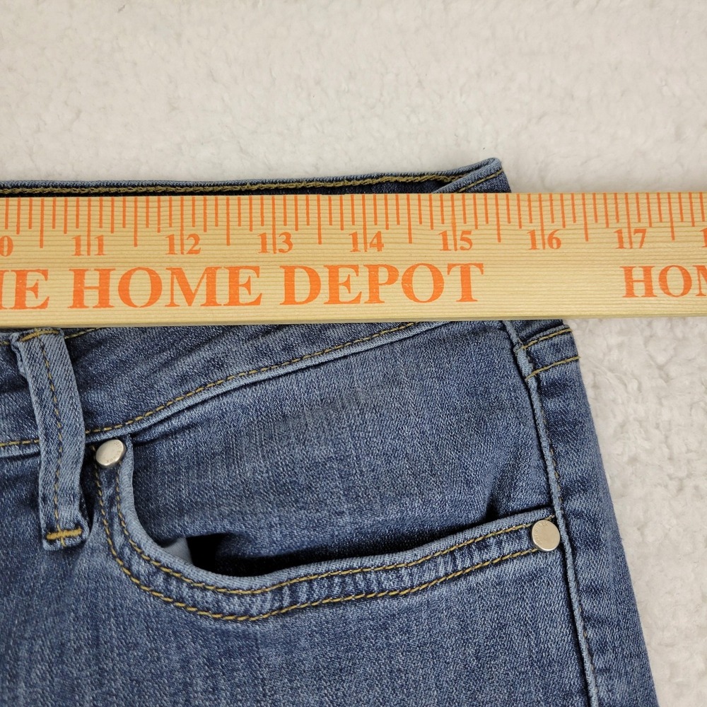 Just Black Jeans Womens 31 Blue Skinny Stretch Denim High Rise Made in USA BP03 - Picture 3 of 12